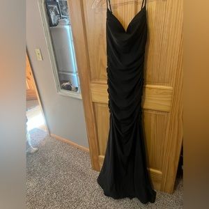 Classic Black Prom Dress. Size 4. Like new condition!